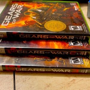 Xbox 360 Games Gears of war 1,2, and 3